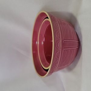 Vintage Heirloom Pantry Collection Set Of Two Bowls